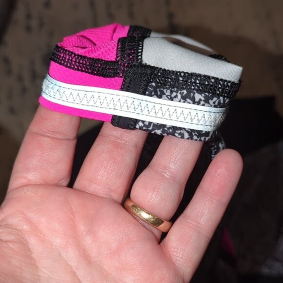 Lululemon Pace Tight Flashback Static White Black / Raspberry Glo Light - Picture 5 of 9